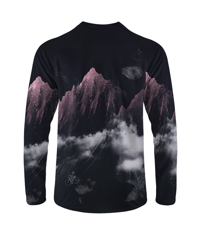 Orionride Mysterious Mountain Long Sleeve Downhill Jersey