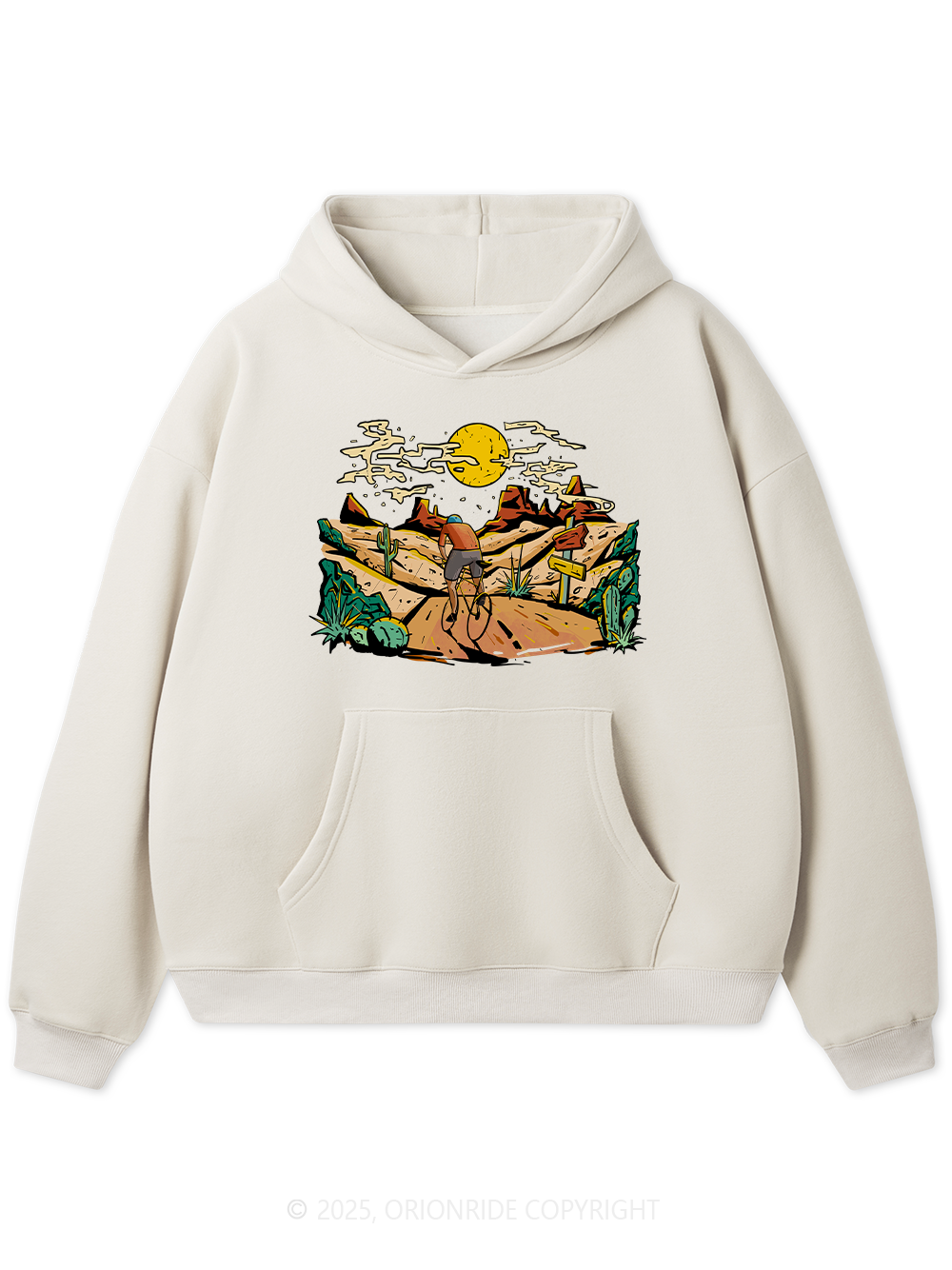 Orionride Sunset Desert Ride Fleece Hoodie
