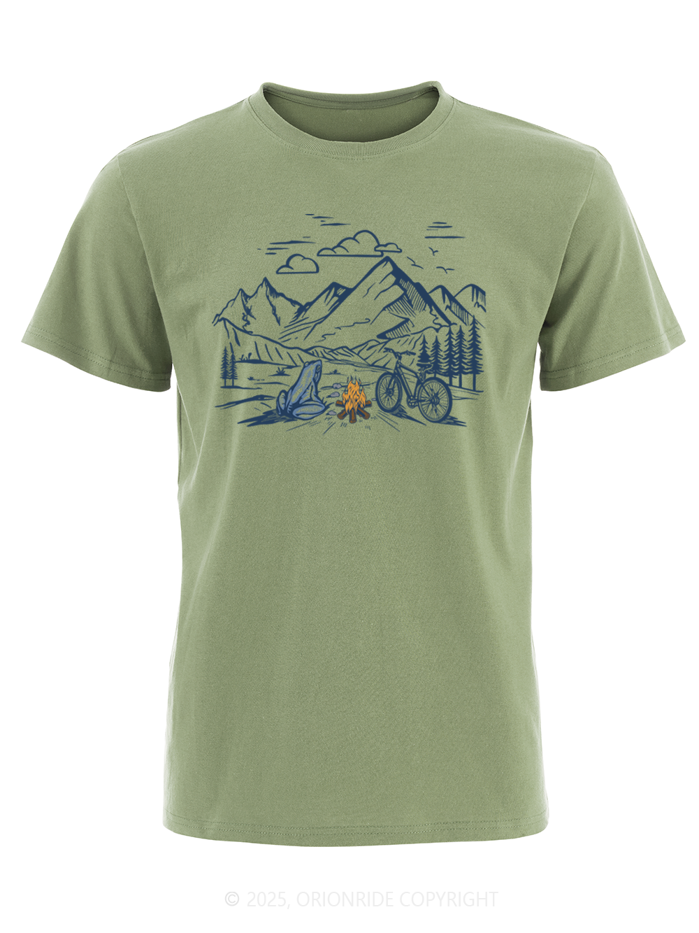Orionride Cycling Frog Short Sleeves Bike T-Shirt
