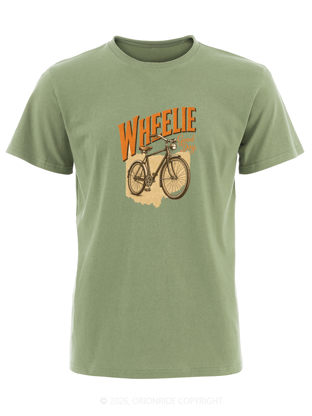 Orionride Vintage Solitude Cycle Short Sleeves Bike T-Shirt