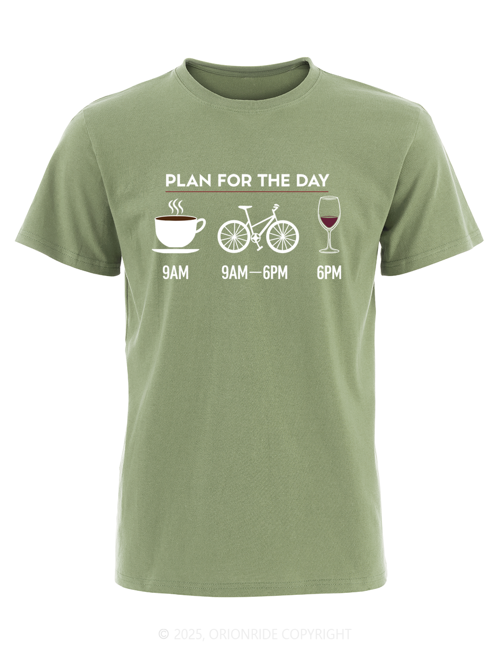 Orionride Plan For The Day Short Sleeves Bike T-Shirt