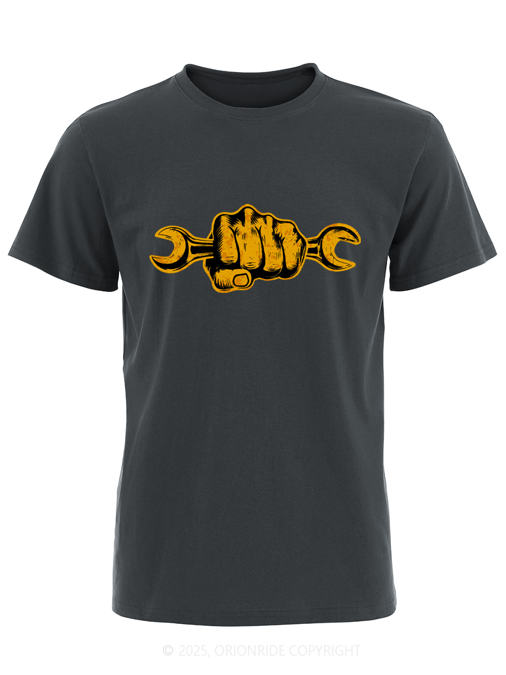 Orionride Holding The Wrench Short Sleeves Bike T-Shirt
