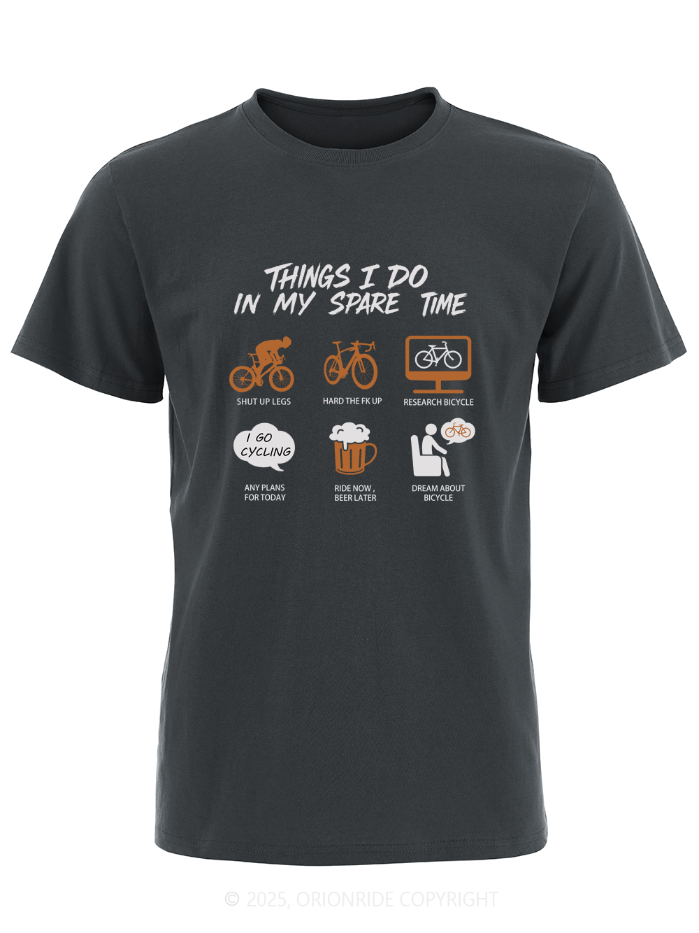 Orionride Awesome Schedule Short Sleeves Bike T-Shirt