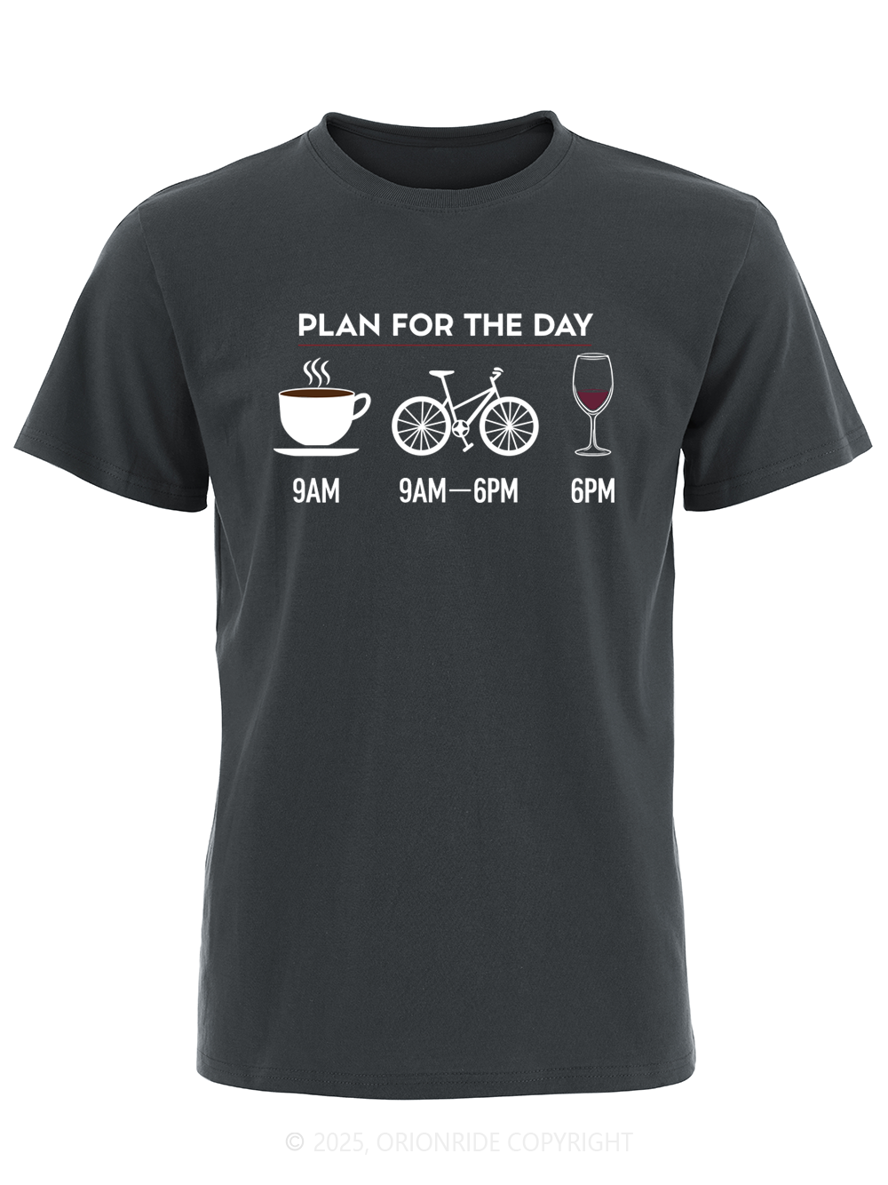 Orionride Plan For The Day Short Sleeves Bike T-Shirt