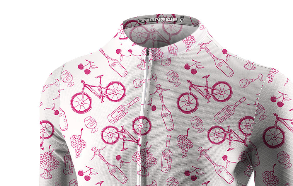 Orionride Fruit And Beer Women's Long Sleeve Cycling Jersey