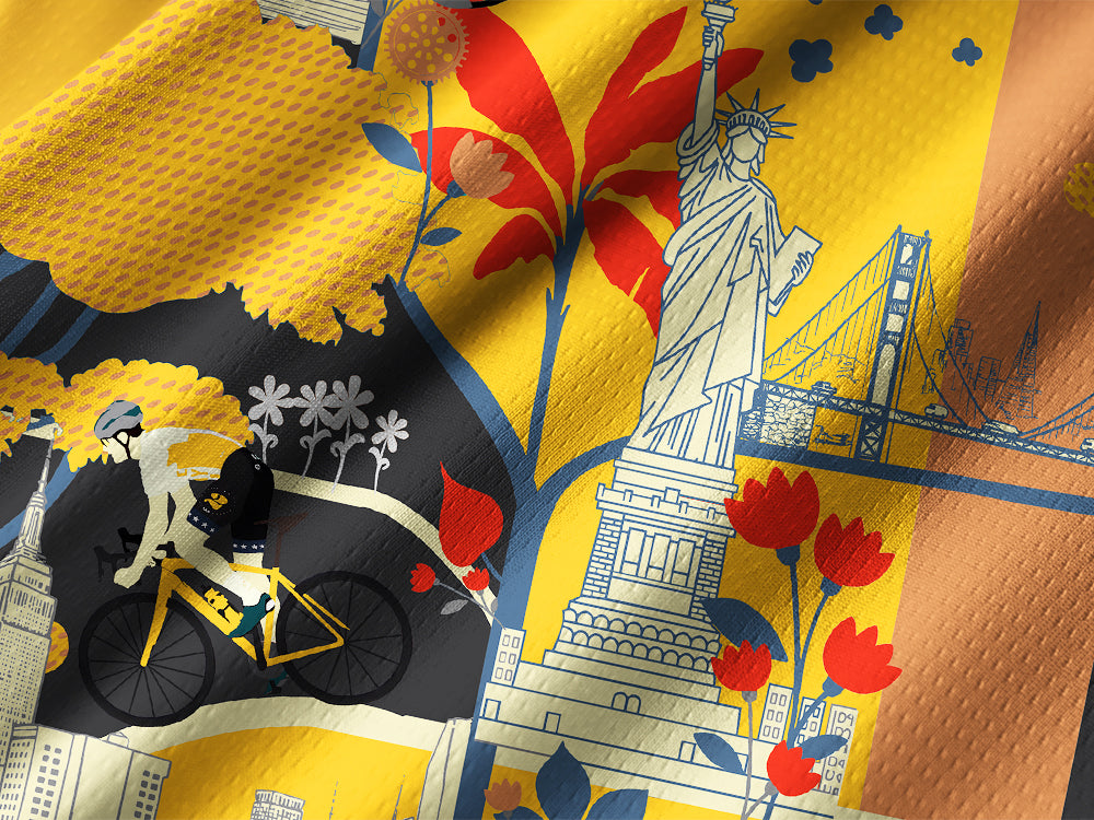 Orionride Cycling Scenery Long Sleeve Downhill Jersey