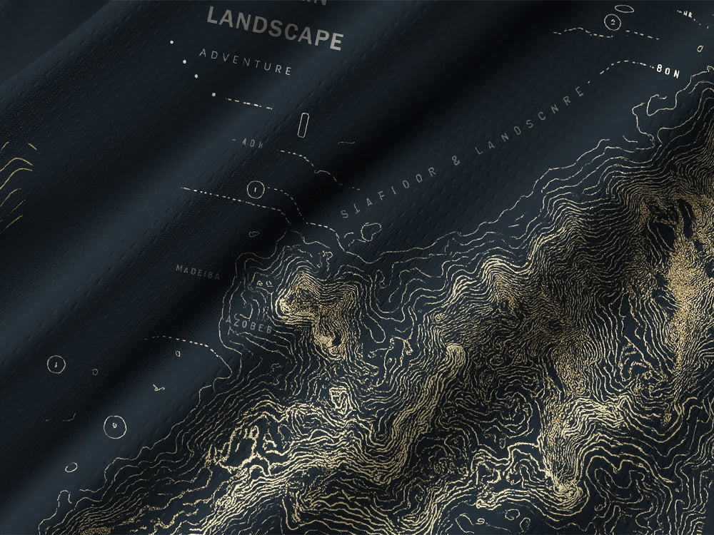 Orionride Golden Map Long Sleeve Downhill Jersey