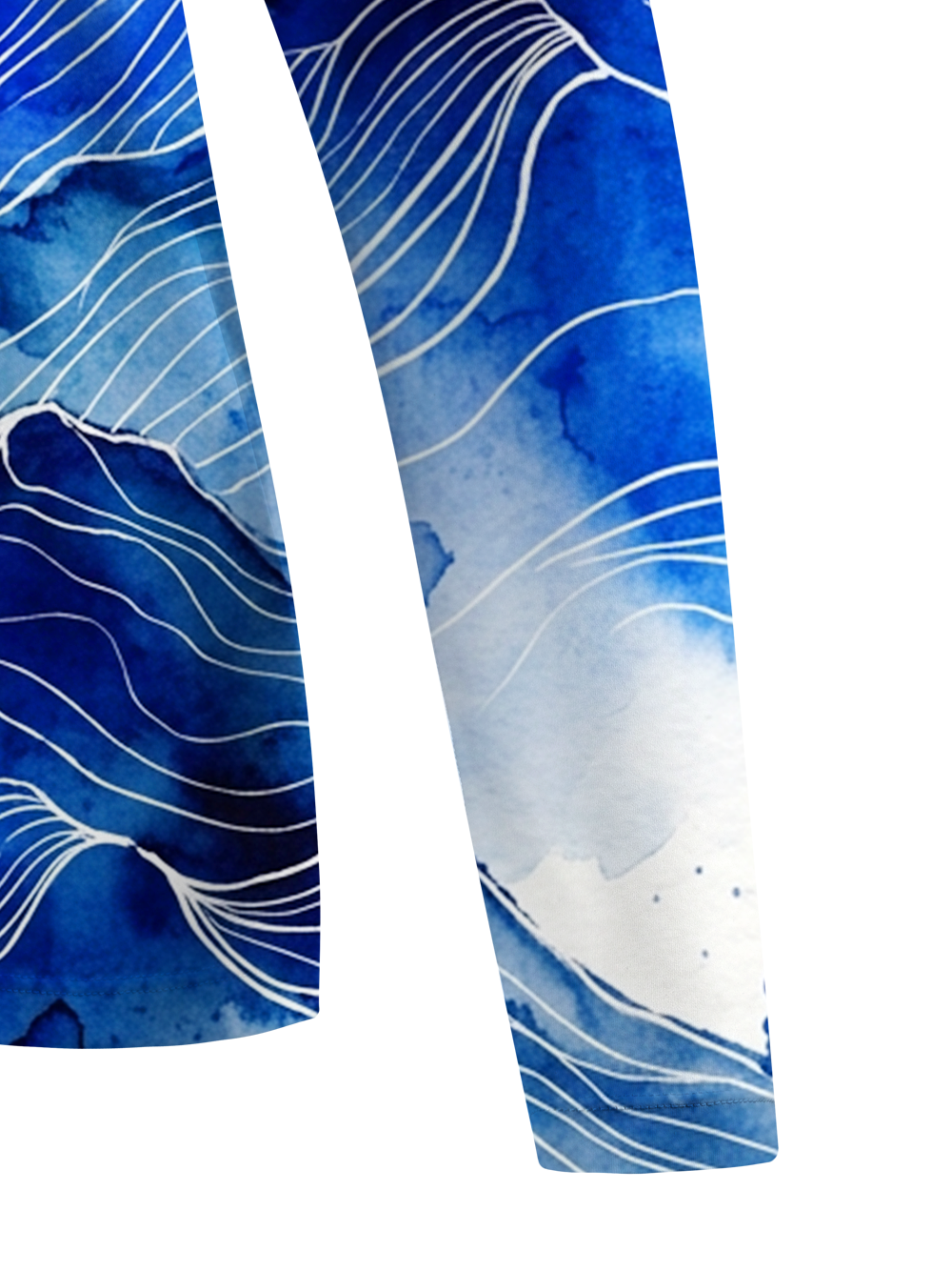 Orionride Watercolor Blue Mountains Women's Quick Dry Downhill Jersey