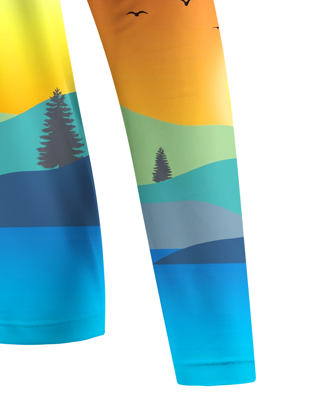 Orionride Warm Lake Sunset Women's Quick Dry Downhill Jersey
