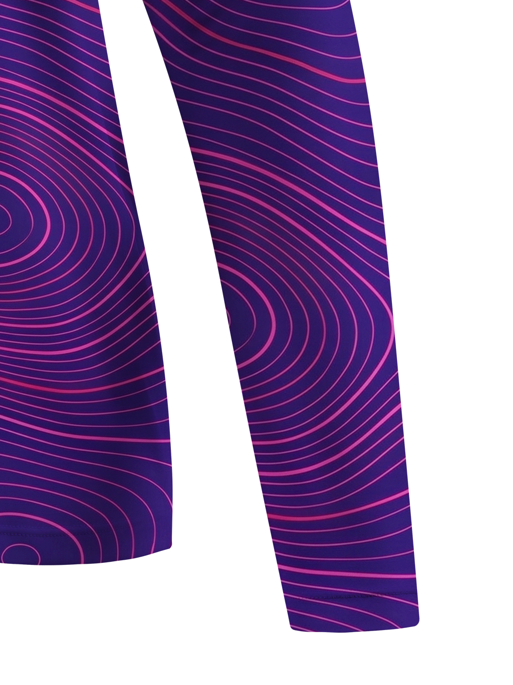 Orionride Purple Topographic Lines Women's Quick Dry Downhill Jersey