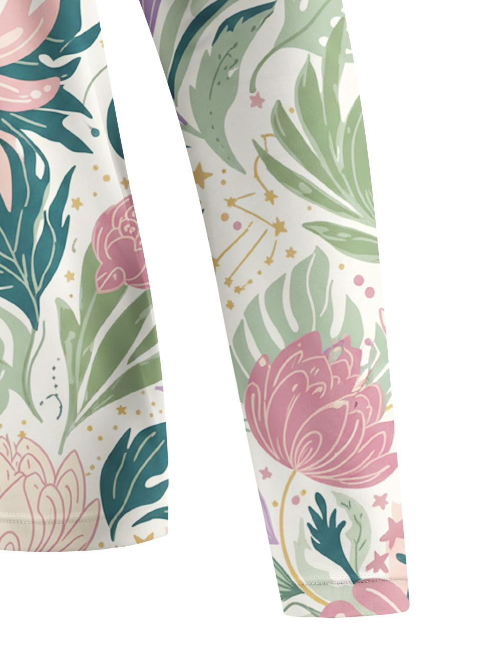 Orionride Abundant Flowers Women's Quick Dry Downhill Jersey