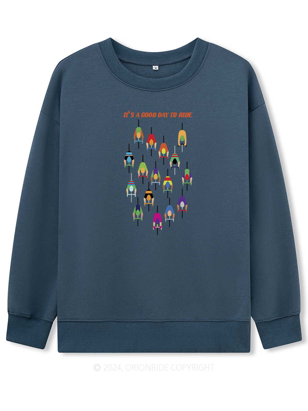 Orionride Long Sleeves Good Day to Ride Bike Sweatshirts