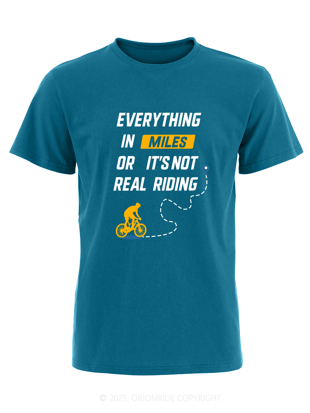 Orionride Ride To The Finish Line Short Sleeves Bike T-Shirt