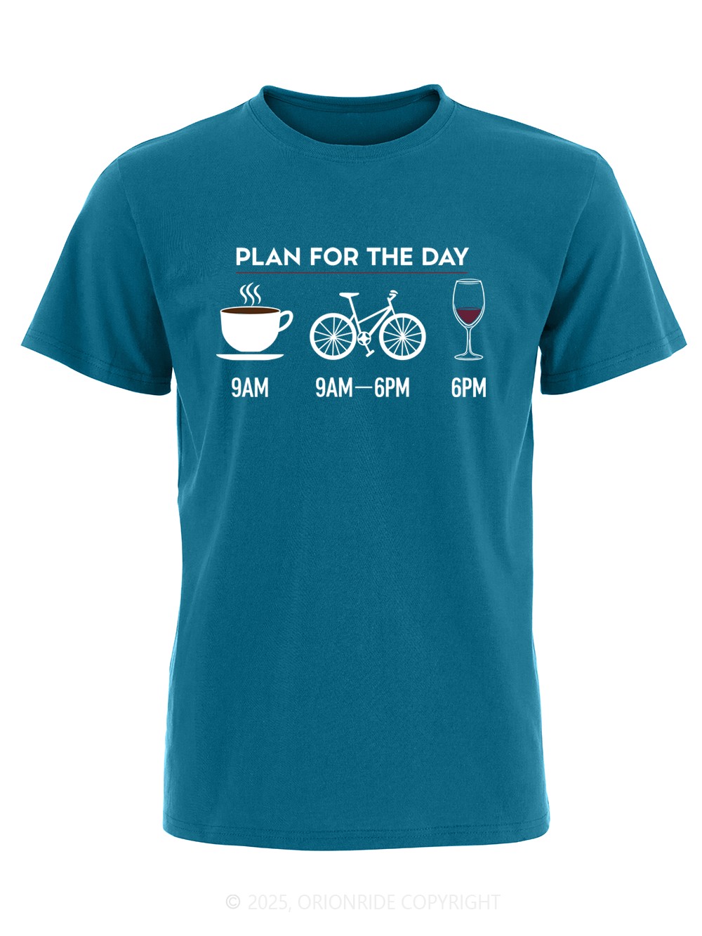 Orionride Plan For The Day Short Sleeves Bike T-Shirt