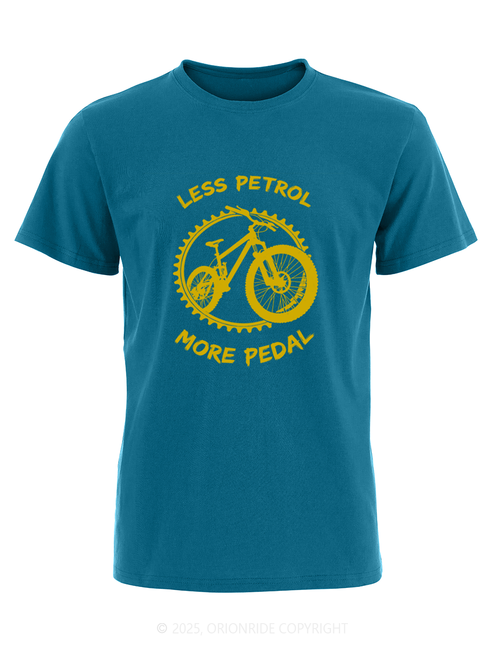 Orionride Less Petrol More Pedal Short Sleeves Bike T-Shirt