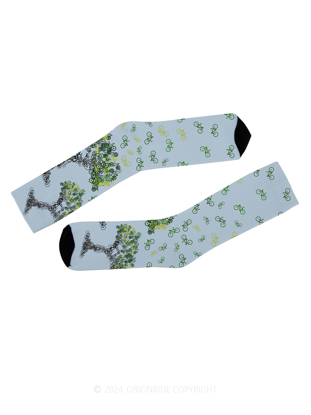 Orionride Bicycle Tree Art Cycling Socks