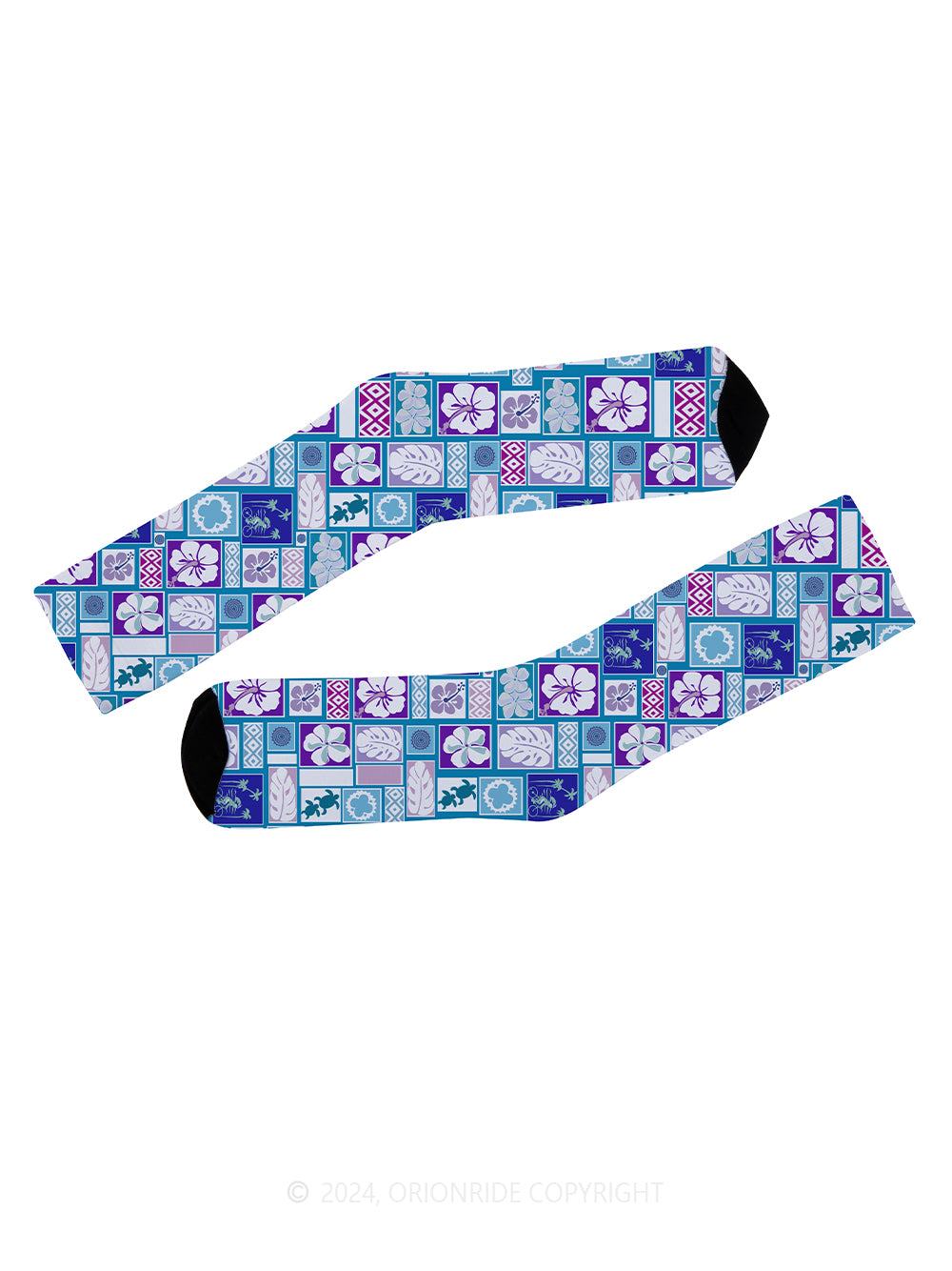 Orionride Tropical Pattern Cycling Socks