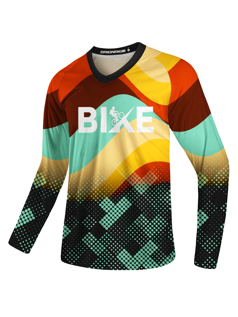 Orionride Color Clash Long Sleeve Downhill Jersey