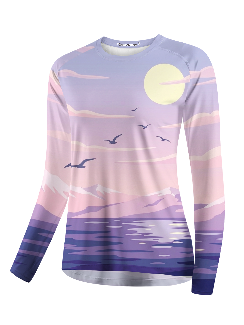 Orionride Twilight Lake View Women's Quick Dry Downhill Jersey