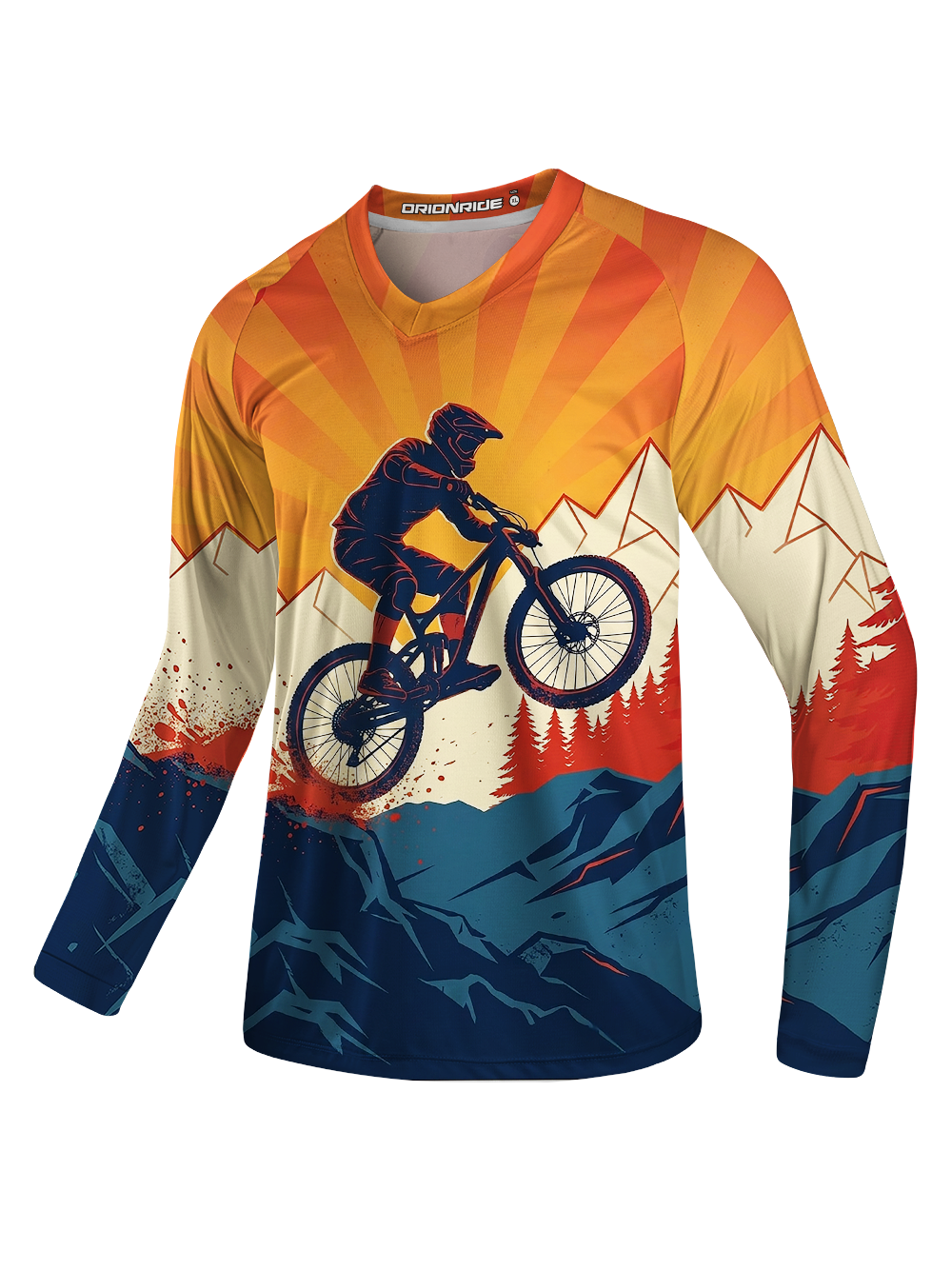 Orionride Air Jump Shadow Long Sleeve Downhill Jersey