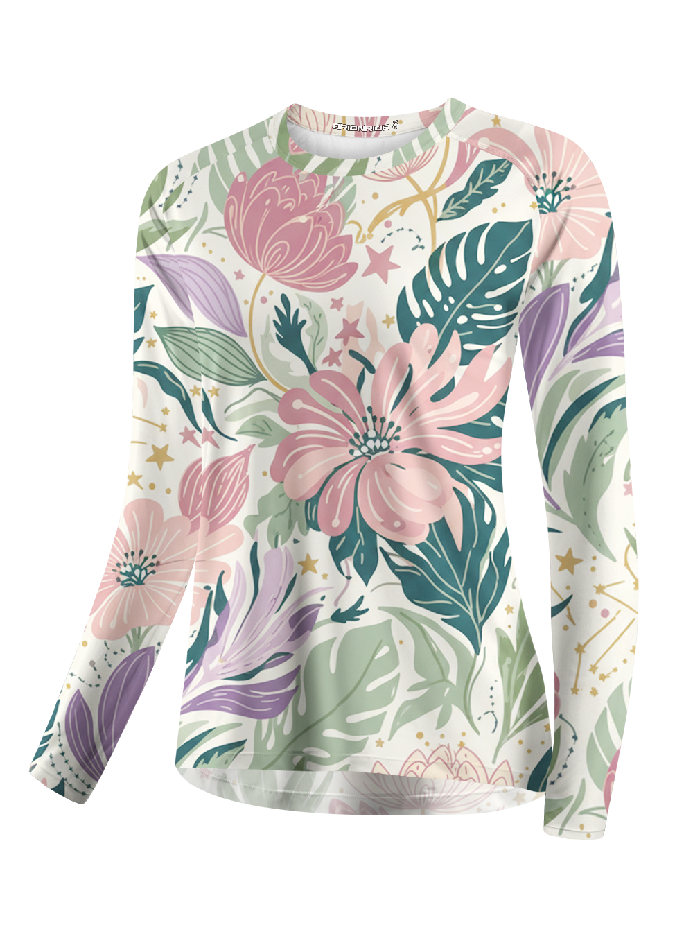 Orionride Abundant Flowers Women's Quick Dry Downhill Jersey