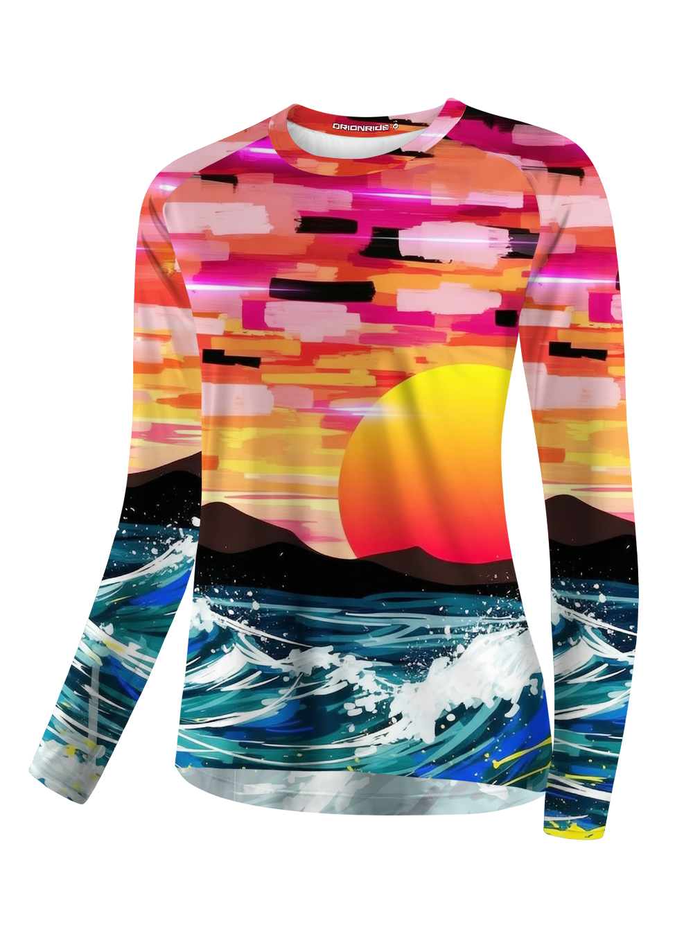 Orionride Sea Rising Sun Women's Quick Dry Downhill Jersey