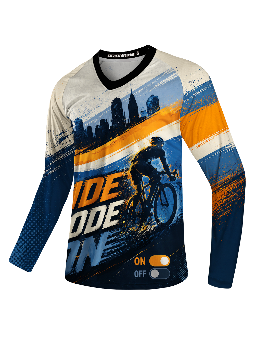 Orionride Ride Mode On Long Sleeve Downhill Jersey