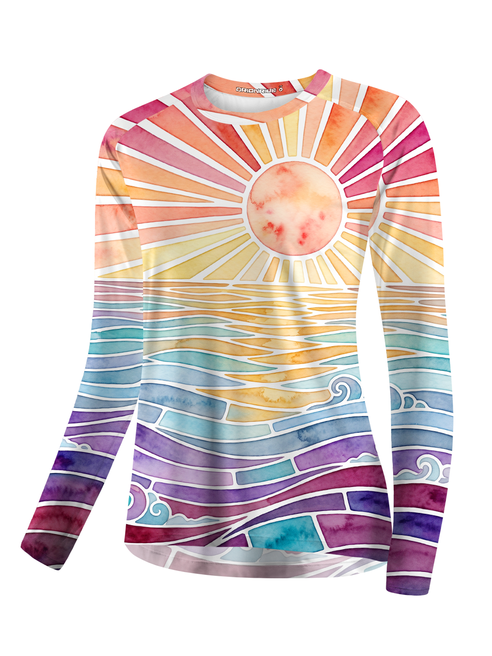 Orionride Colorful Sunset Women's Quick Dry Downhill Jersey