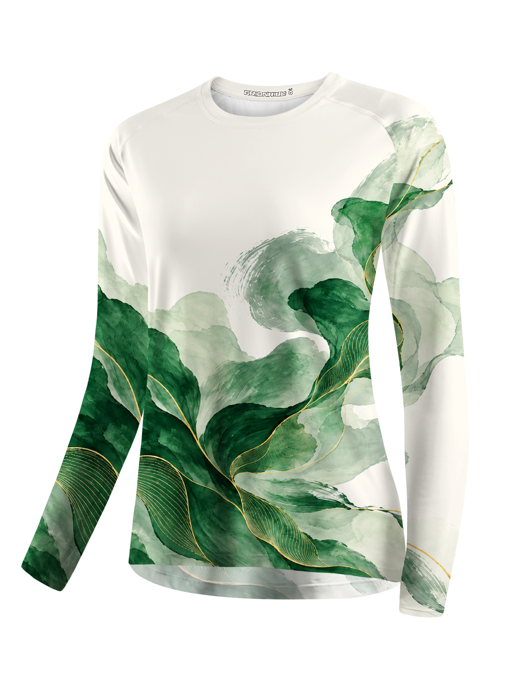 Orionride Gold-lined Ink Wash Women's Quick Dry Downhill Jersey