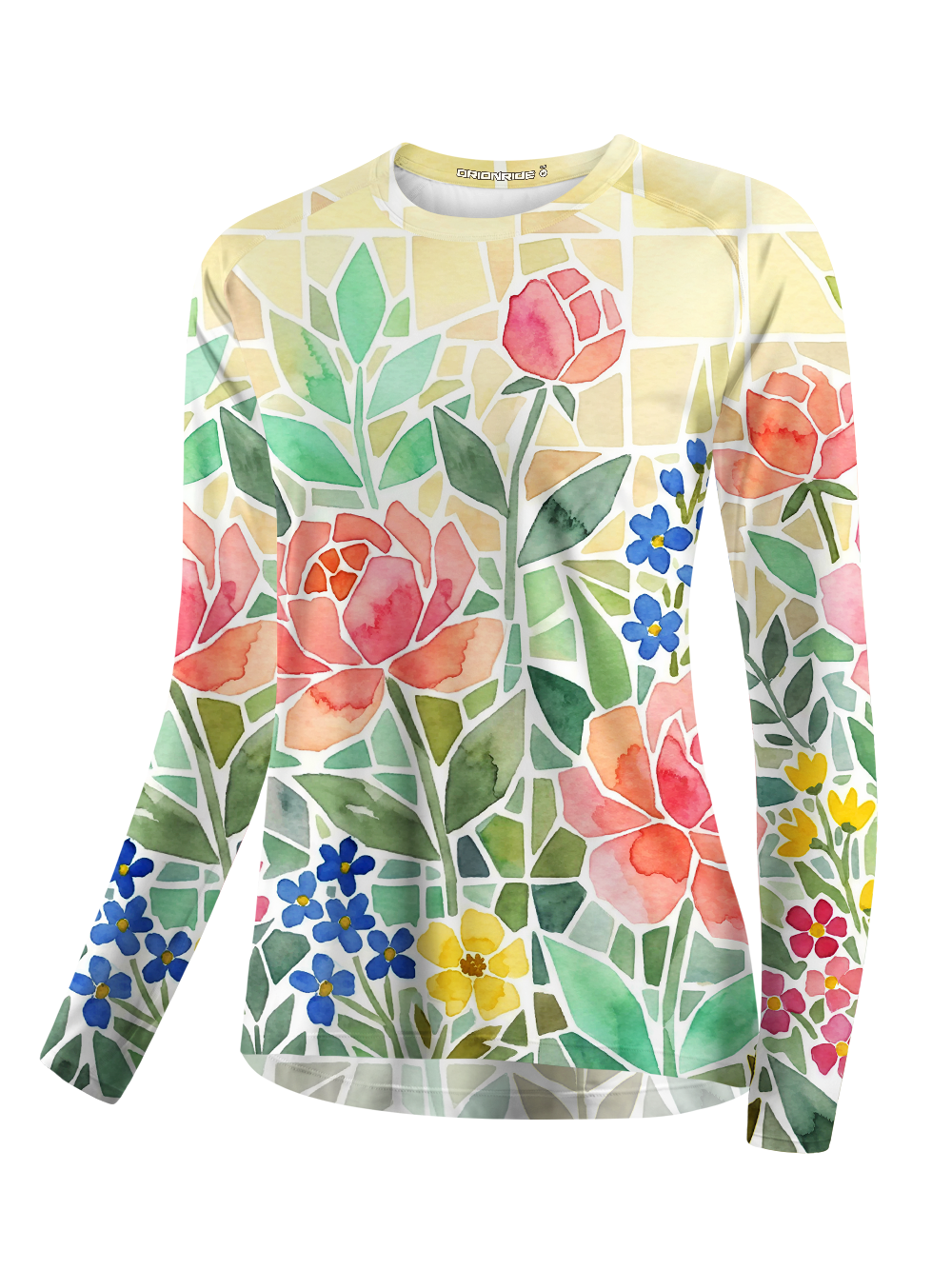 Orionride Floral Mosaic Women's Quick Dry Downhill Jersey