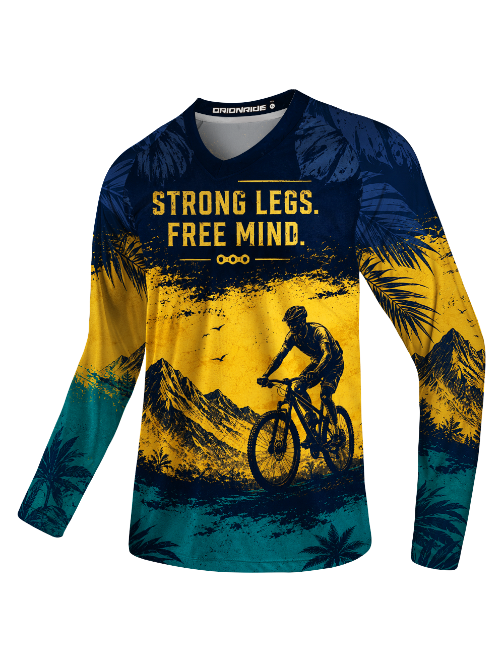 Orionride Tropical Ride Long Sleeve Downhill Jersey