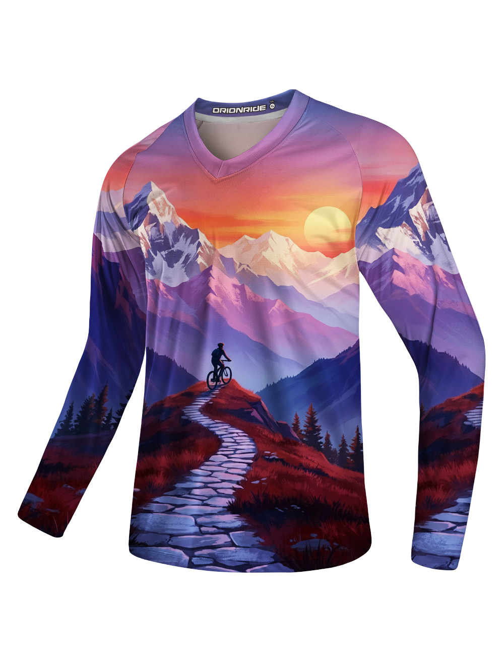 Orionride Sunset Peak Ride Long Sleeve Downhill Jersey