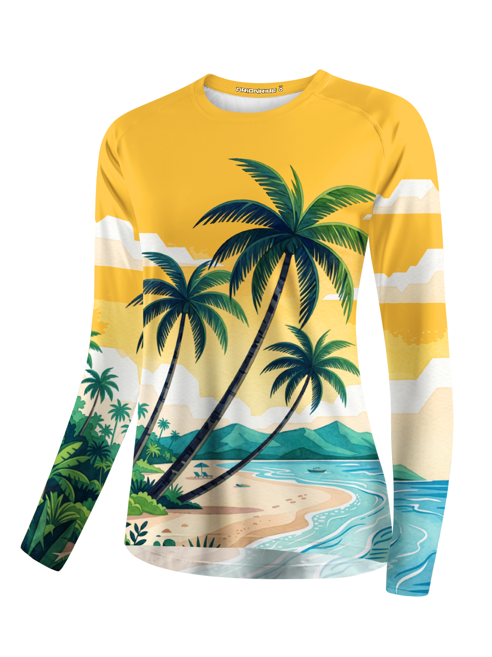 Orionride Island Palm Breeze Women's Quick Dry Downhill Jersey