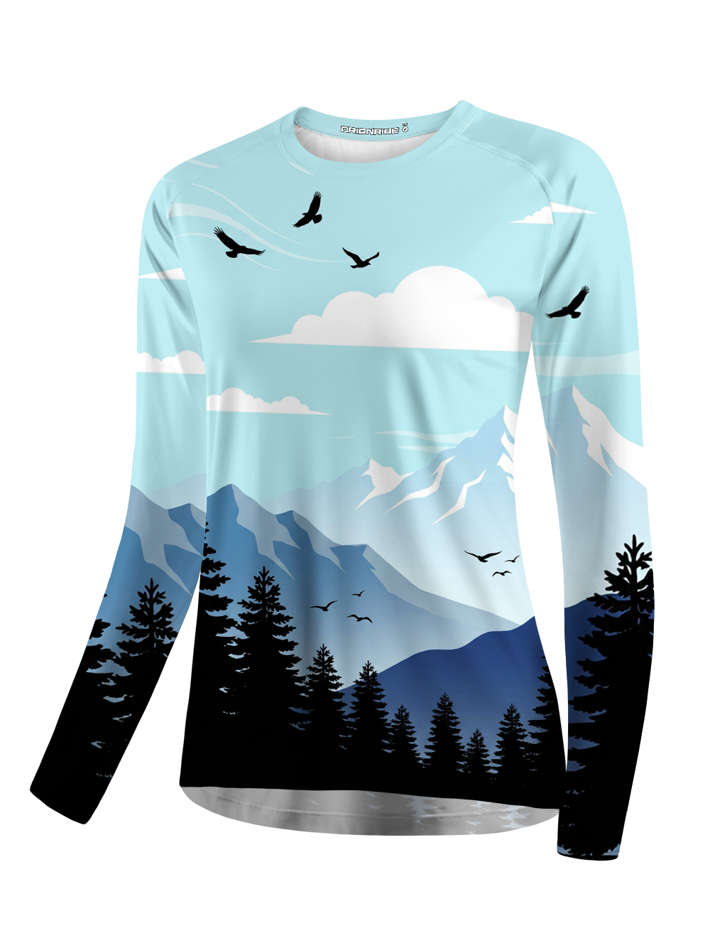Orionride A Clear Morning Women's Quick Dry Downhill Jersey