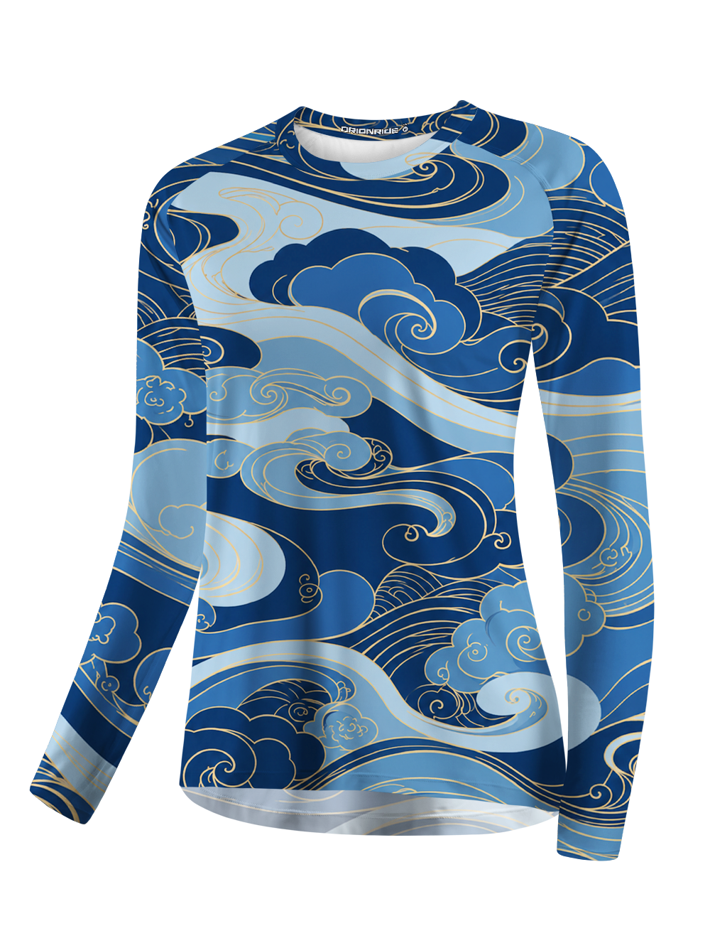 Orionride Golden Cloud Pattern Women's Quick Dry Downhill Jersey