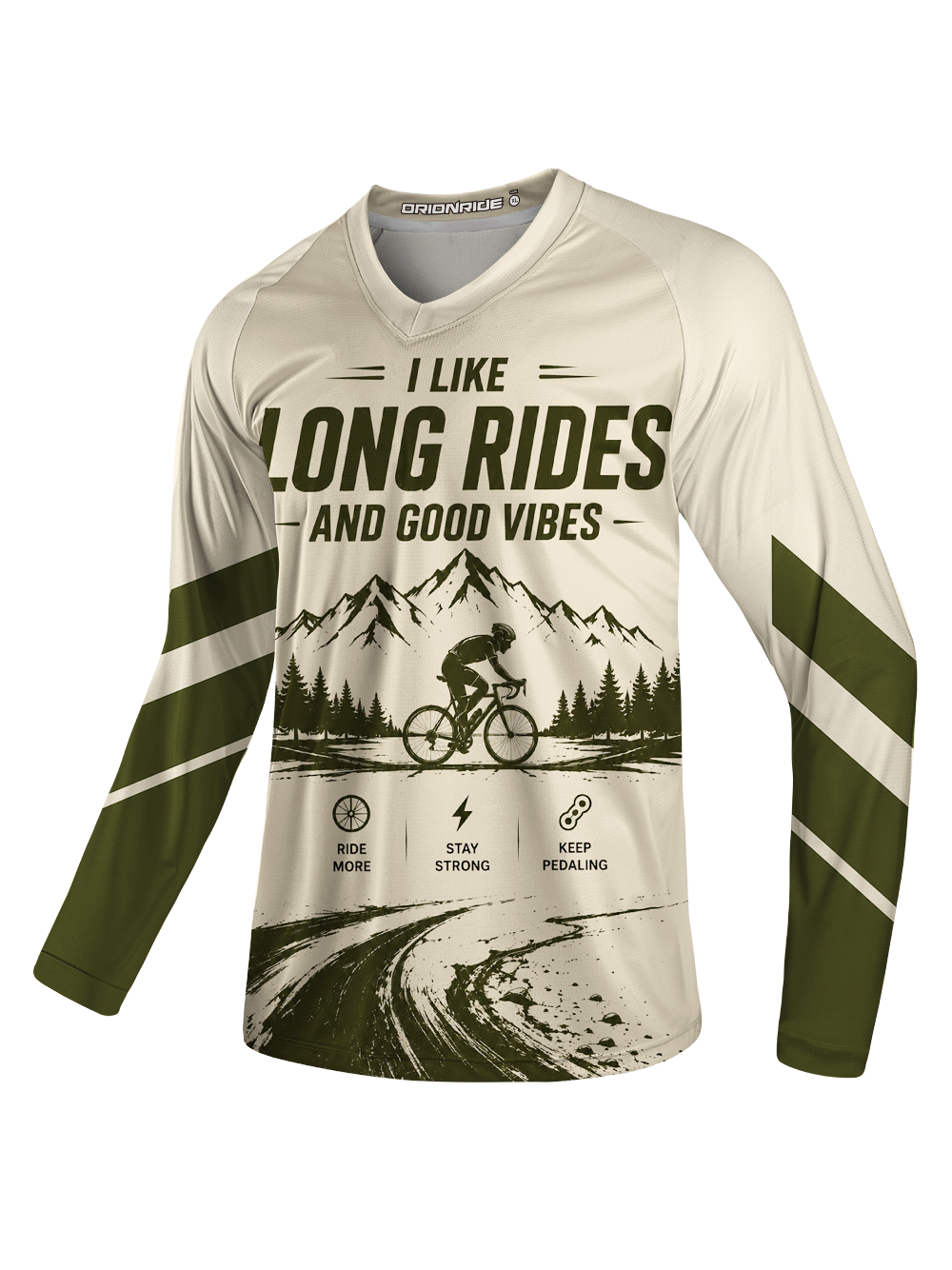 Orionride Keep Pedaling Long Sleeve Downhill Jersey