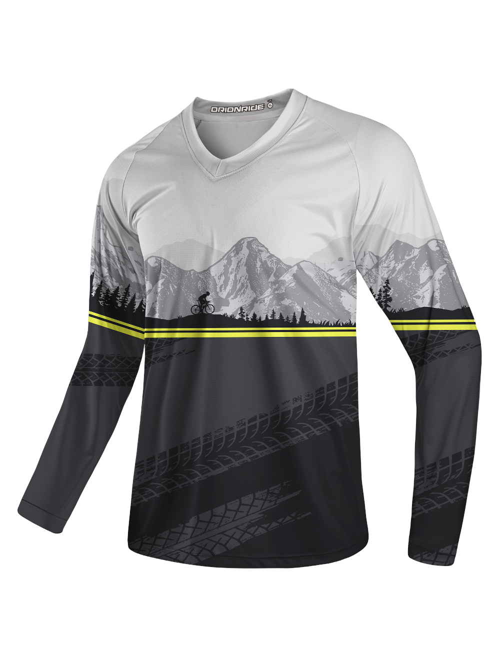 Orionride Layered Mountain Rangese Long Sleeve Downhill Jersey
