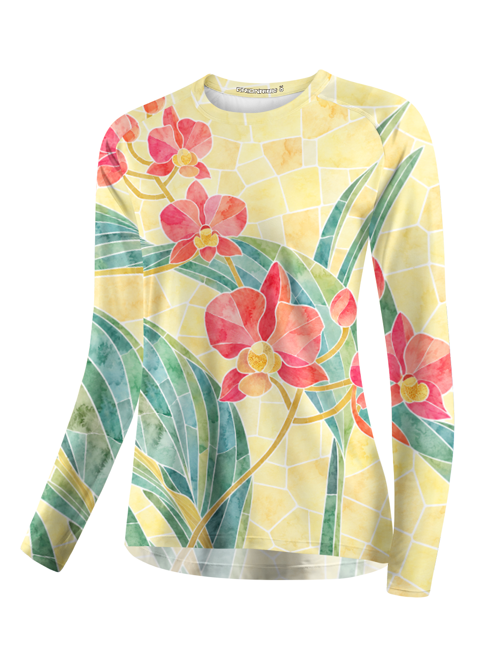Orionride Mosaic Orchid Bloom Women's Quick Dry Downhill Jersey