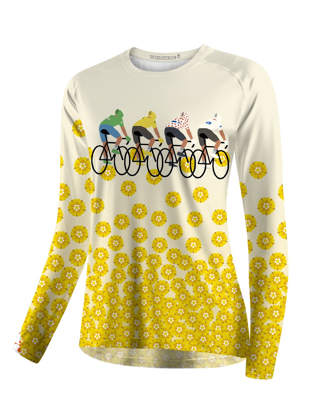 Orionride Pedal To The Bloom Women's Quick Dry Downhill Jersey