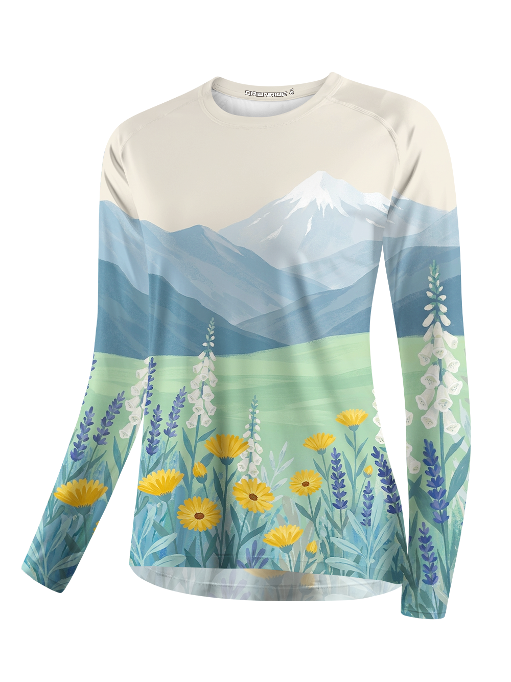 Orionride Alpine Bloom Women's Quick Dry Downhill Jersey