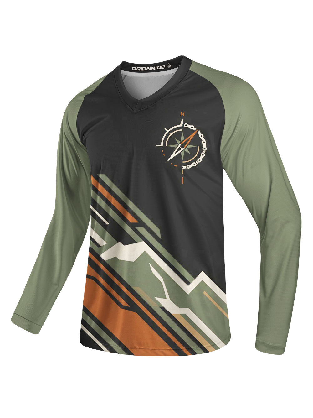 Orionride Chain-Link Compass Long Sleeve Downhill Jersey