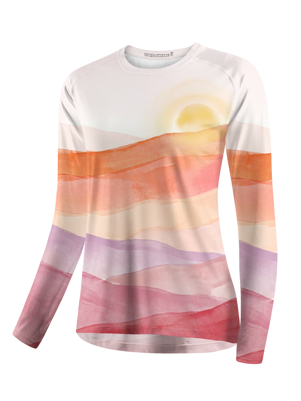 Orionride Pastel Mountain Glow Women's Quick Dry Downhill Jersey