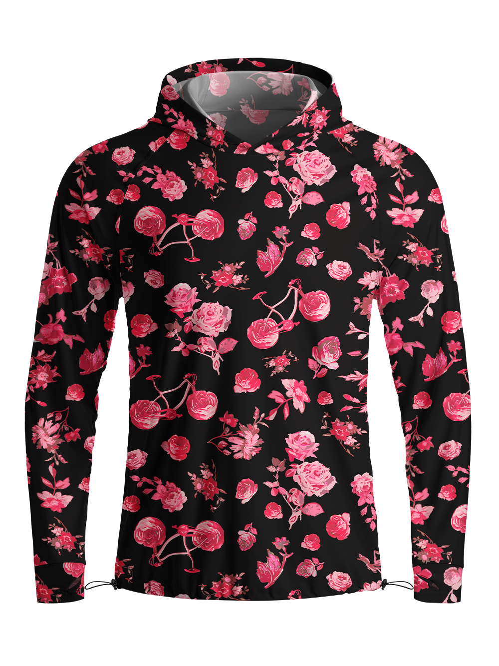 Orionride Romantic Trip Long Sleeve Cycling Hoodie Shirt