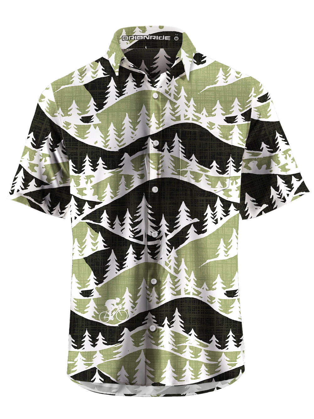 Orionride Forest Ride Zipper Pockets Ultra Lightweight Short Sleeves Gravel Shirt
