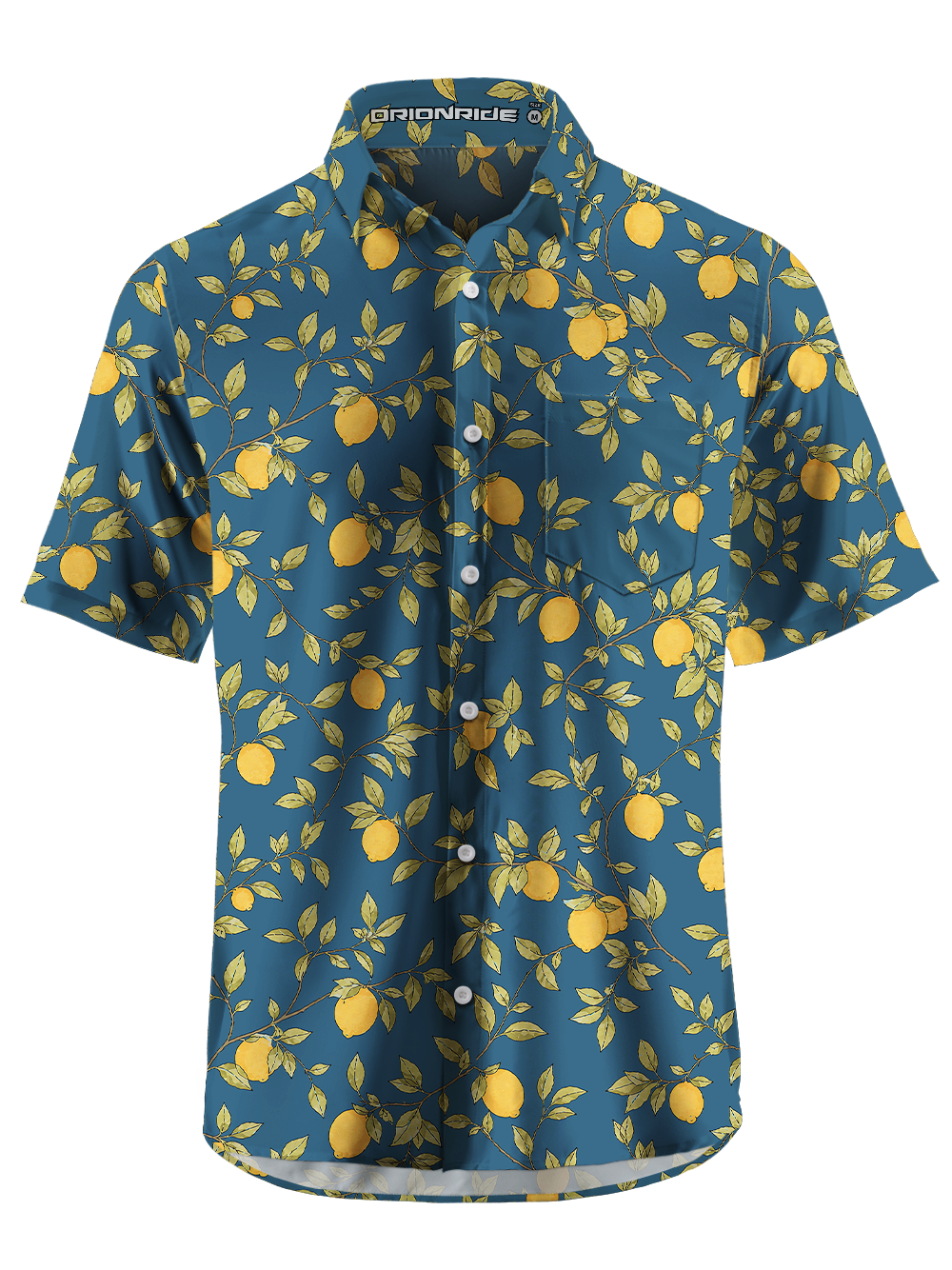 Orionride Lemon Grove Zipper Pockets Ultra Lightweight Short Sleeves Gravel Shirt