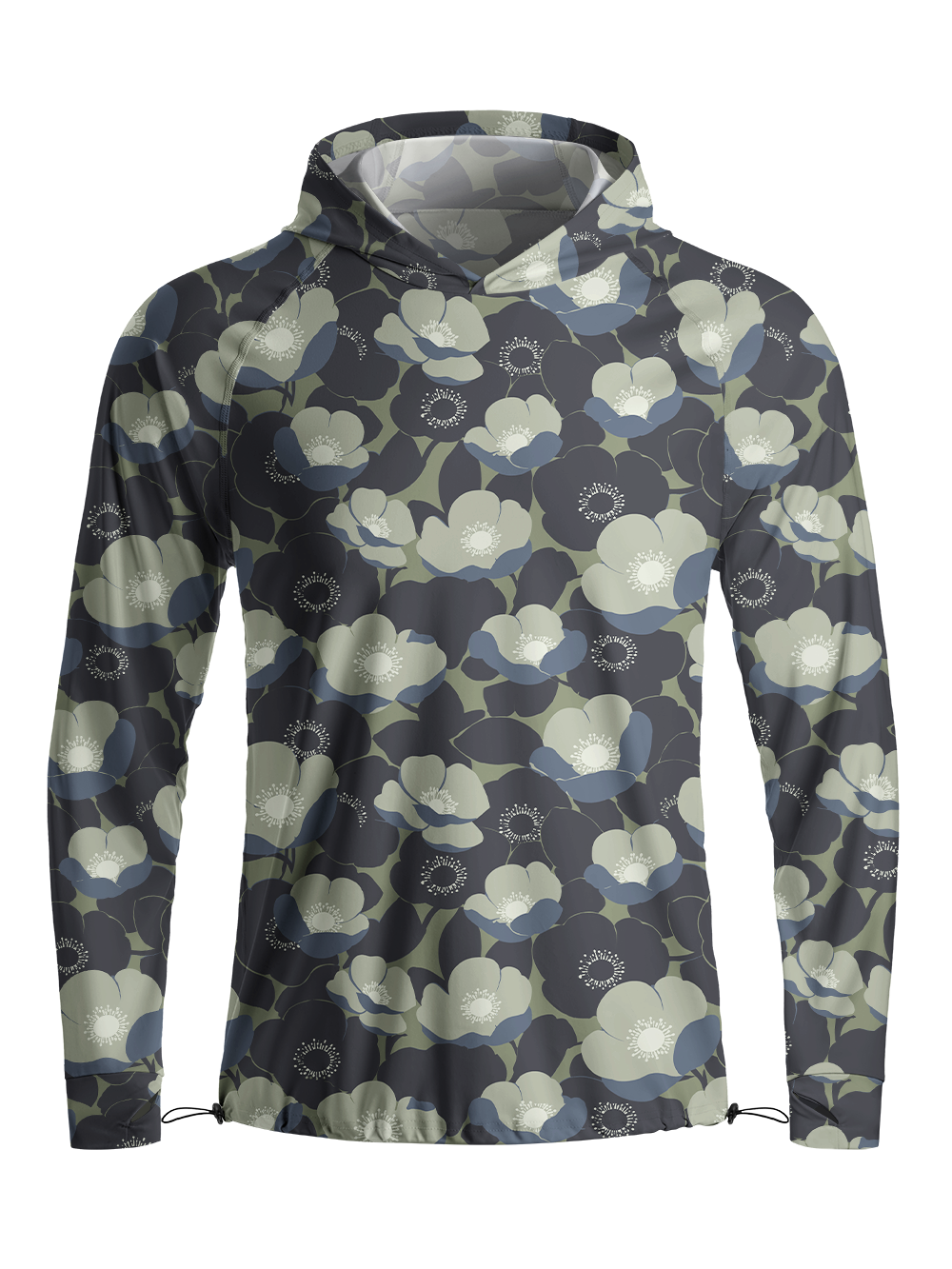 Orionride Layered Bloom Long Sleeve Cycling Hoodie Shirt