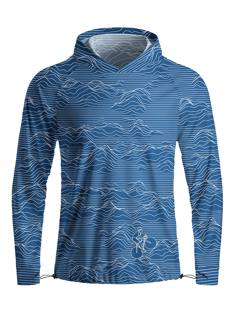 Orionride Cycling Travels Long Sleeve Cycling Hoodie Shirt