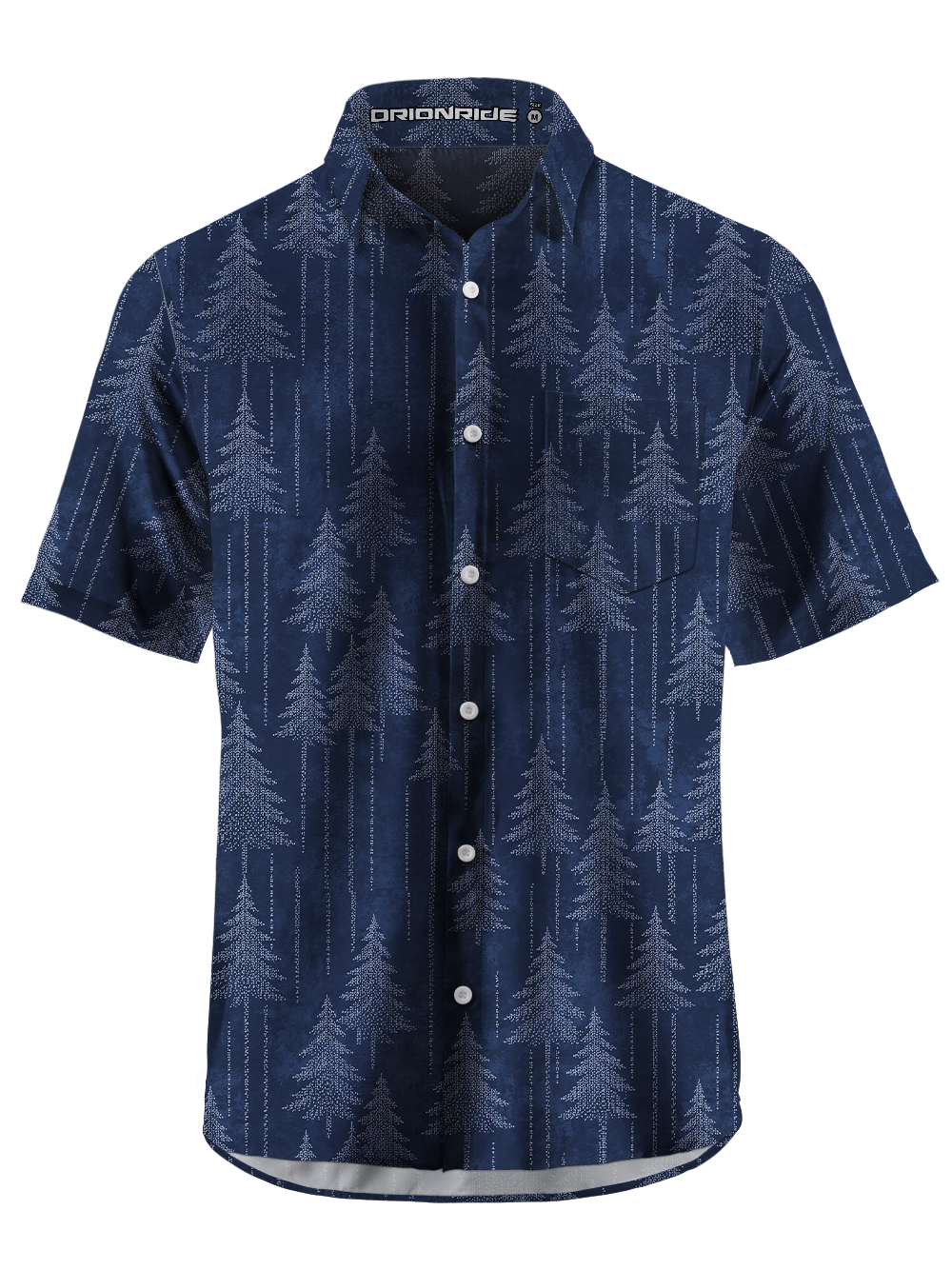 Orionride Misty Pine Zipper Pockets Ultra Lightweight Short Sleeves Gravel Shirt