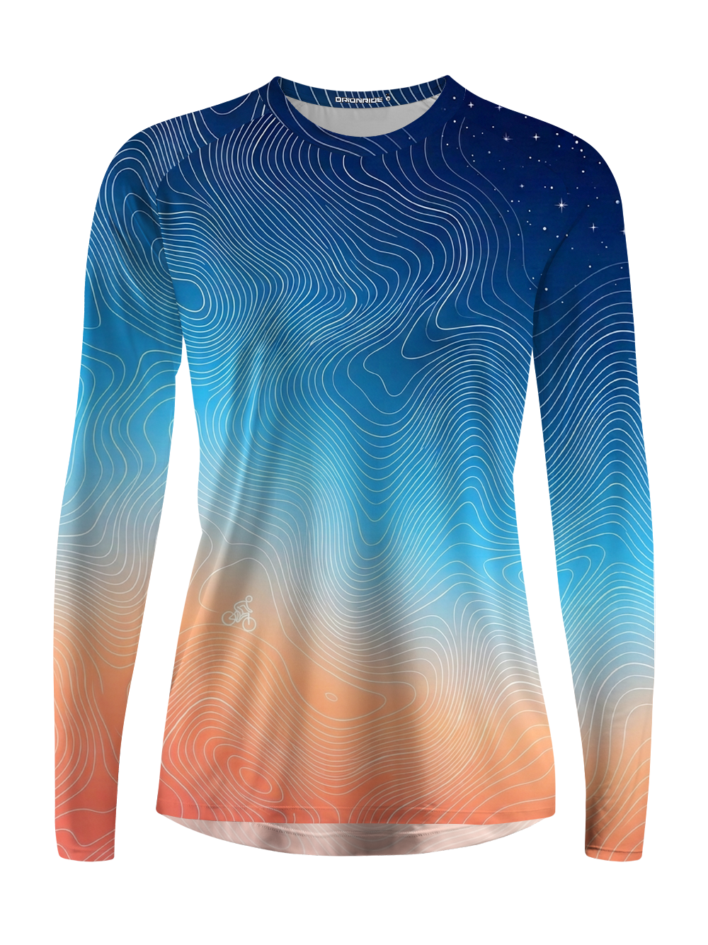 Orionride Gradient Contours Women's Quick Dry Downhill Jersey