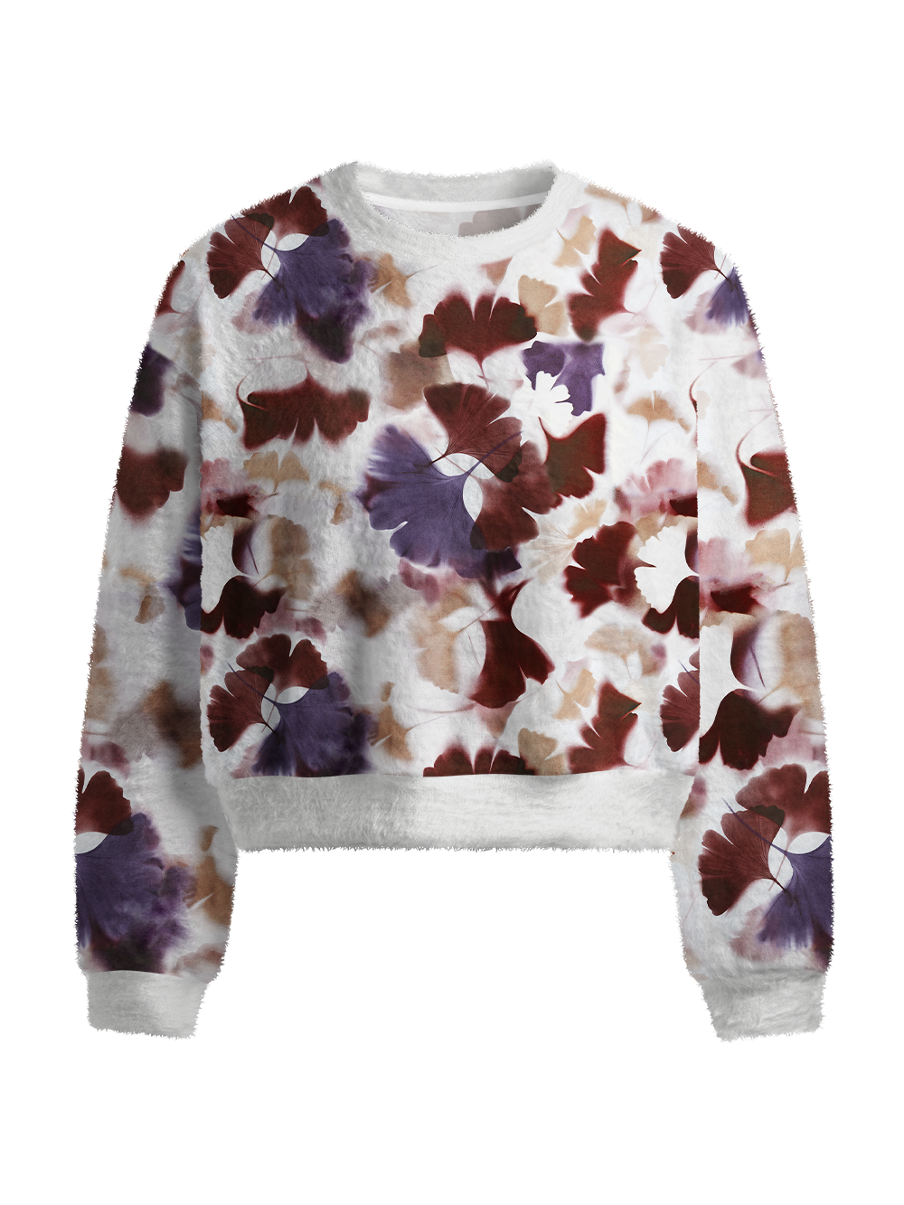 Orionride Ink Wash Women's Fuzzy Knit Sweater